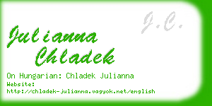 julianna chladek business card